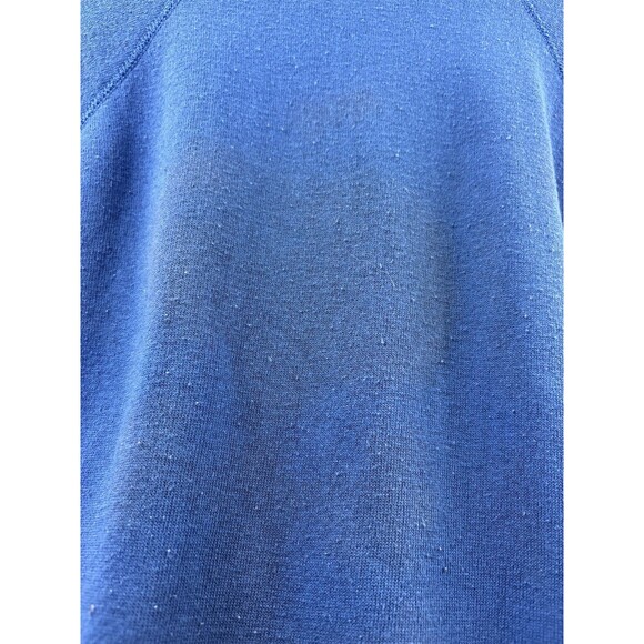 Vintage 1958 Schuz Snoopy Dog Peanuts Blue Sweatshirt Mens M sweater 50s Retro - Picture 5 of 16